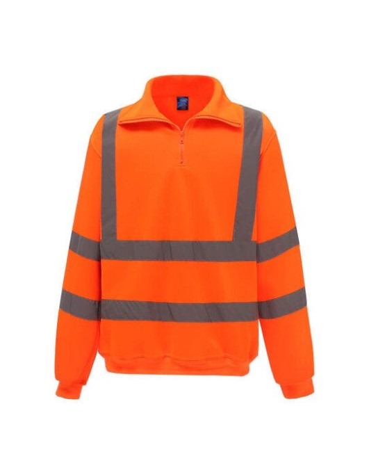 Hi Vis 1/4 Zip Sweatshirt